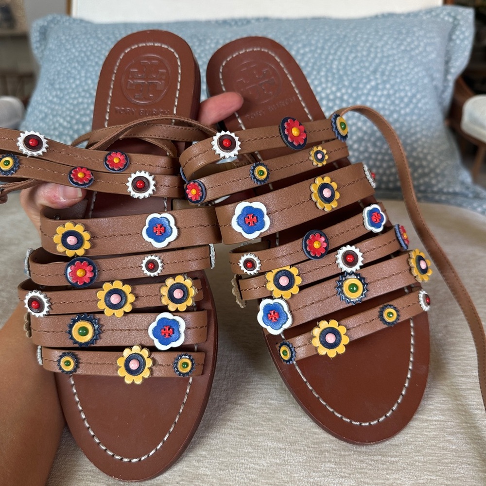 Tory Burch Sandals Shoes Wrap Around